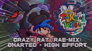 FNF Crazy Rat RaeMix charted  high effort TMWODF [upl. by Bluh]