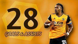 Adama Traoré  All Goals amp Assists for Wolves🐺⚡ [upl. by Yelnik136]