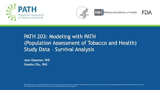 PATH 203 Modeling with PATH Study Data  Survival Analysis [upl. by Bannasch591]