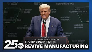 Trump Unveils Bold Plan to Restore American Manufacturing in Savannah Speech [upl. by Justicz]