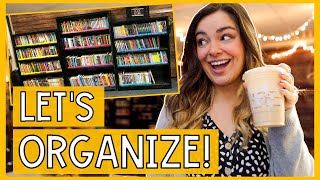 COMPLETELY REORGANIZING MY CLASSROOM LIBRARY  Elementary Teacher Vlog [upl. by Sivatnod]