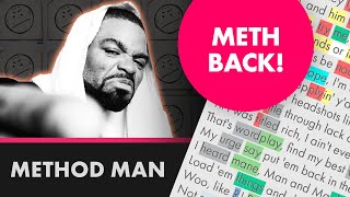 Method Man on Meth Back  Lyrics Rhymes Highlighted 469 [upl. by Culver]