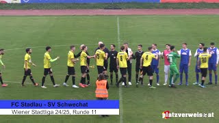 Highlights Stadlau  Schwechat Wiener Stadtliga 2425 [upl. by Ettenotna942]