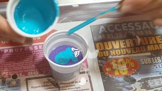 Technique acrylique pouring en français [upl. by Nahsez]