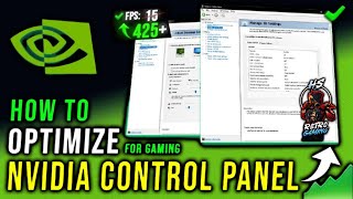 🔧HOW TO OPTIMIZE NVIDIA GRAPHIC CARD FOR BEST GAMING IN 2024 [upl. by Soutor]