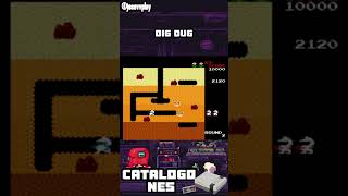 JUEGOS NES 143 DIG DUG shorts shortsvideo nintendones gameplay retro [upl. by Ahsilrae]