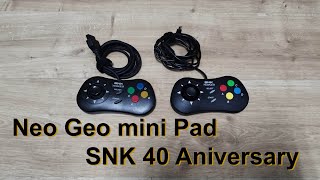 Review Neo Geo mini Pad SNK 40 Anniversary [upl. by Denice]