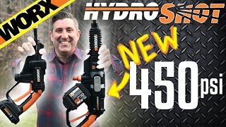 NEW 2019 WORX HYDROSHOT  40volt  Pressure Washer Review💧💧💧 [upl. by Eidoc]