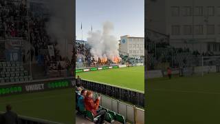 GIF Sundsvalls bränning hemma mot Gefle IF [upl. by Omora]