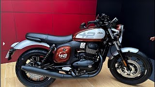 Finally  Jawa 42 FJ 350 Launched🔥 Exhaust Sound  On Road Price Specs amp Features  Detailed Review [upl. by Yeliak419]