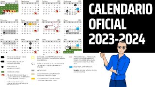 OFICIAL 📆 Calendario escolar 20232024 [upl. by Nicodemus631]