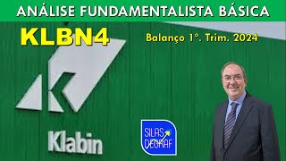 KLBN4  KLABIN SA ANÁLISE FUNDAMENTALISTA BÁSICA PROF SILAS DEGRAF [upl. by Tabbie]