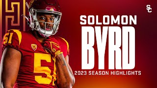 Solomon Byrd 2023 USC Football Highlights [upl. by Rape752]