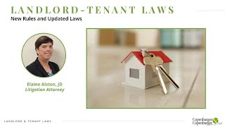 LandlordTenant Laws New Rules and Updated Laws [upl. by Etnuhs]