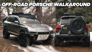 OffRoad Porsche Cayenne on 35s  V2 Build Walkaround [upl. by Navillus716]