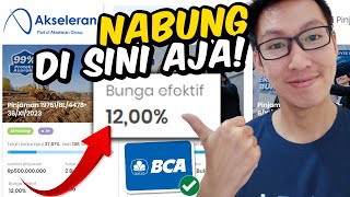 Cara Nabung Dengan BUNGA 12 Per Tahun  Review Akseleran [upl. by Anotyal]