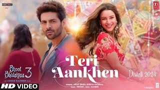 Bhool Bhulaiyaa 3 Song  Teri Aankhen  Kartik Aaryan Tripti Dimri  Bhool Bhulaiyaa 3 Trailer [upl. by Bobette851]