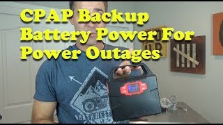 Battery Backup for CPAP Power Outages [upl. by Anomahs]