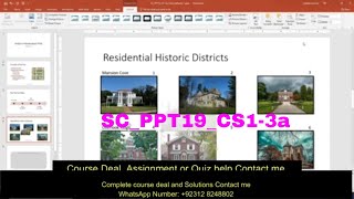 Shelly Cashman PowerPoint 2019  Modules 13  SAM Capstone Project 1a  SCPPT19CS13a [upl. by Meador]