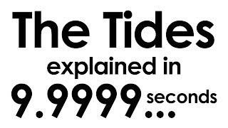 The Tides explained in ten seconds [upl. by Ule]