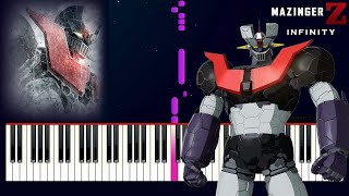 Mazinger Z Infinity theme  Piano Tutorial [upl. by Wilden]