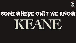 Keane  Somewhere Only We Know Karaoke  HQ Instrumental [upl. by Nyrat]