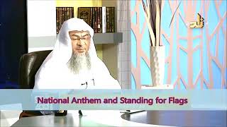 National Anthem and standing up for Flags  Sheikh Assim Al Hakeem [upl. by Conny]