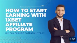 HOW TO START EARNING WITH 1XBET AFFILIATE PROGRAM [upl. by Nogam]