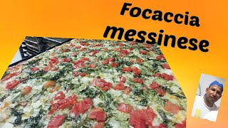 focaccia tradizionale messinese focaccia home made focacciafocaccia ricettamessineserecipe [upl. by Inanuah291]