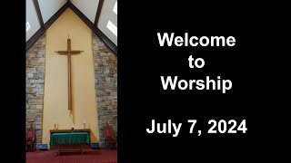 Colesville Presbyterian Church Livestream July 7 2024 [upl. by Roban]