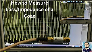 How to Measure Unknown Impedance and LOSS of Coax using RampS VNA  S11 S22 S12 S21 [upl. by Reba843]