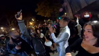 Jon Batiste LIVE Grammy Award Winner Celebrates Leads Second Line Out of Bowery Ballroom 121421 [upl. by Crompton111]