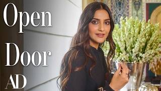 Inside Sonam Kapoor’s Stunning Mumbai Home  Open Door  Architectural Digest [upl. by Elleinet]