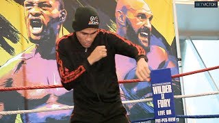 Emanuel Navarrete shows off speed and angles ahead of WBO title fight vs Jeo Santisima [upl. by Hutson]