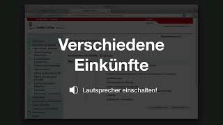 Steuererklärung – Verschiedene Einkünfte [upl. by Notnilc]