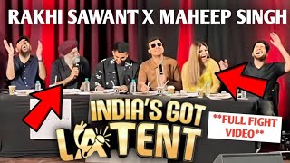 Indias Got Latent Episode  rakhi sawant and maheep singh  samay raina  SamayRainaOfficial [upl. by Luise]