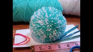 4inch pompom using folded paper [upl. by Joanne939]