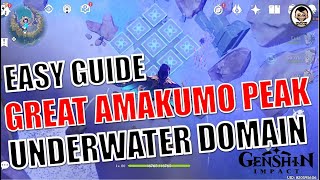 Easy Guide Great Amakumo Peak Underwater Cave  Electroculus Luxurious amp Precious Chests Genshin [upl. by Merrell755]