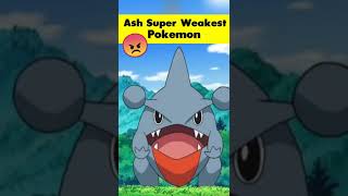 This is Ash super weakest Pokemon Pokemon shorts [upl. by Esnohpla392]