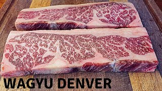 WAGYU beef cooking  Denver Wagyu Steak Cooking  Xman amp Co [upl. by Garrott104]