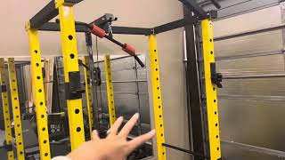 Major Fitness Power Cage F16 Squat Rack with Attachment for Home Gym Review [upl. by Gnaht]