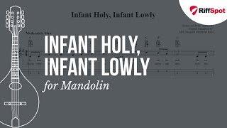 Infant Holy Infant Lowly Mandolin Tab [upl. by Copp]