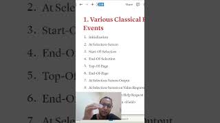 Classical Report Events abapprogramming saplearning coding education sapintroduction sapabap [upl. by Maddocks]