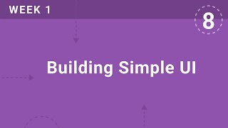 WEEK 1  Building Simple UI  Flutter amp Firebase Developer Bootcamp [upl. by Jones]