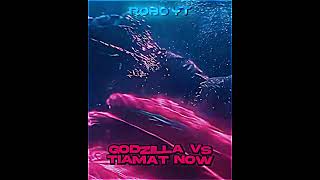 GODZILLA VS TIAMAT THEN 🥶😈 shorts fyp godzilla monsterverse [upl. by Monetta]