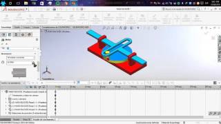 PROBLEMA CON ANÁLISIS DE MOVIMIENTO EN SOLIDWORKS 2016 [upl. by Melone]