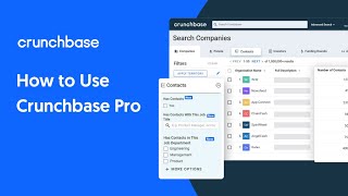 How to use Crunchbase Pro [upl. by Boy]