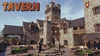 How To Build A Base With A Tavern  timelapse   Conan Exiles Age of War [upl. by Oileve312]