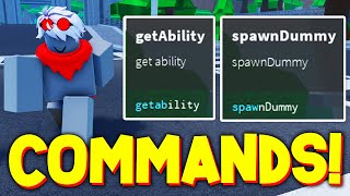 ALL COMMANDS amp SPAWN DUMMY amp GET ABILITY in HEAVEN STAND ROBLOX [upl. by Yenaiv]