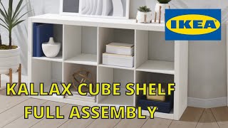 How to Assemble an Ikea Kallax Cube Shelf  Great Beginner Project [upl. by Jemima499]